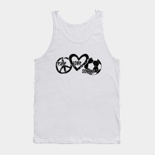 Peace Love Soccer © GraphicLoveShop Tank Top